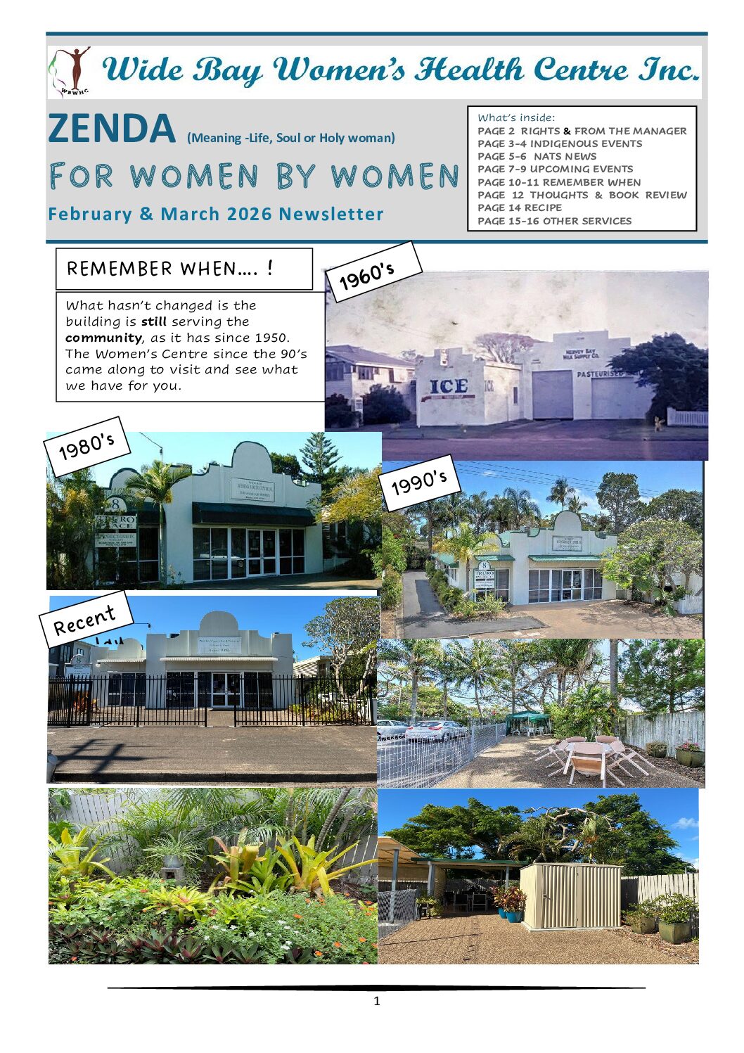 ZENDA February & March 2026